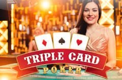 Онлайн покер Triple Card Poker – играть на деньги с живыми дилерами